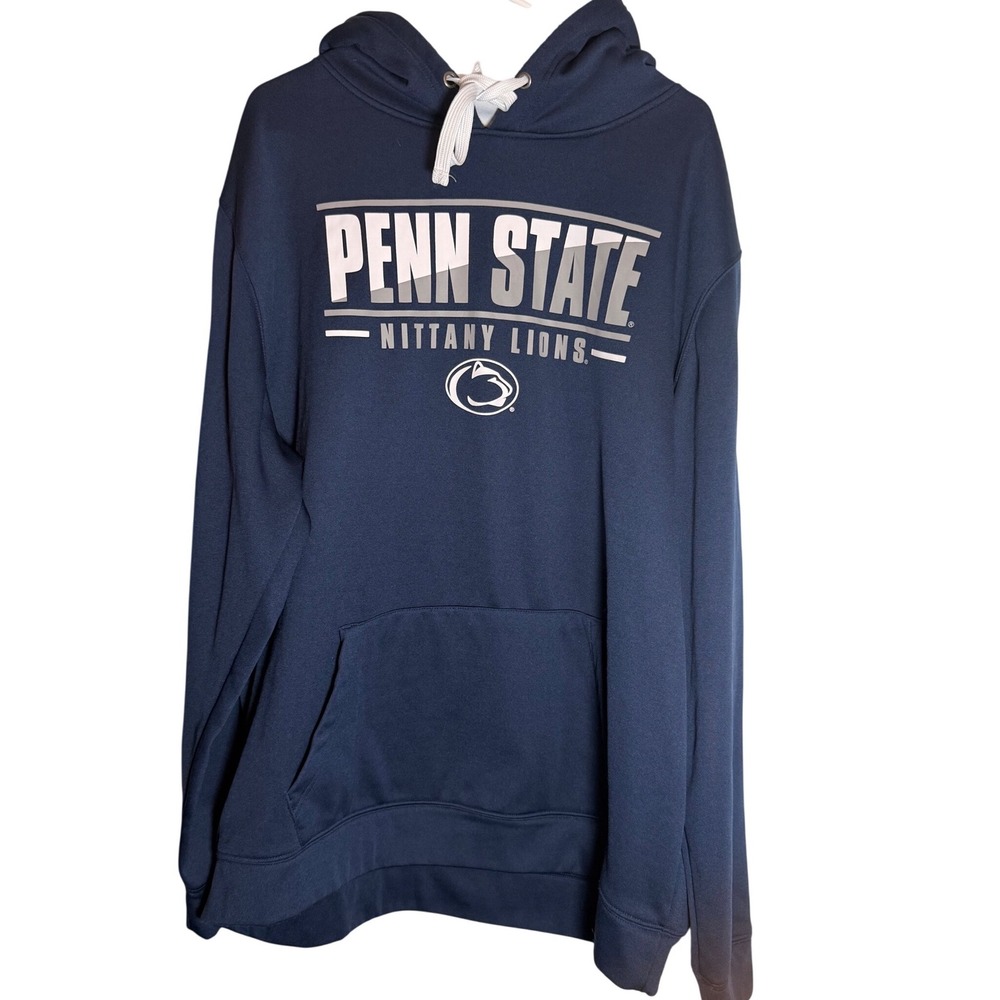 Penn State Stadium Athletics Nittany Lions Navy Blue Hoodie XXL Mens Sweatshirt